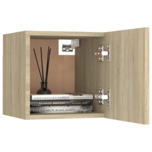Comodini 2 pz Rovere Sonoma 30,5x30x30 cm in Truciolato