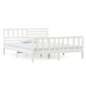 Giroletto Bianco in Legno Massello 120x200 cm