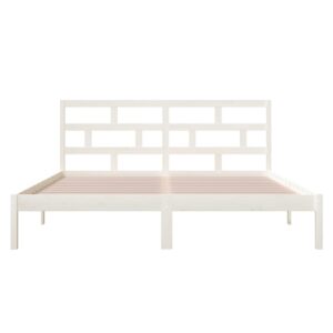 Giroletto Bianco 120x190 cm Small Double in Legno Massello