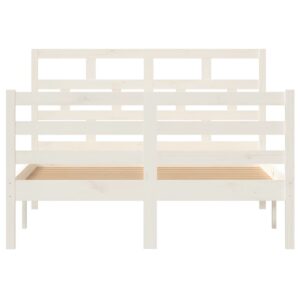 Giroletto Bianco in Legno Massello di Pino 120x200 cm