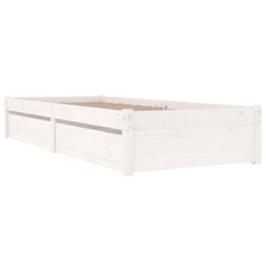 Giroletto con Cassetti Bianco 90x200 cm