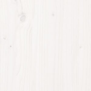 Giroletto Bianco in Legno Massello 160x200 cm