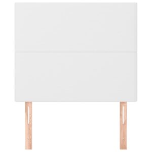 Testiere 2 pz Biancho 100x5x78/88 cm in Similpelle