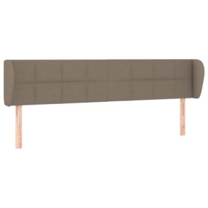 Testiera ad Orecchio Tortora 203x23x78/88 cm in Tessuto