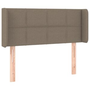 Testiera ad Orecchio Tortora 93x16x78/88 cm in Tessuto