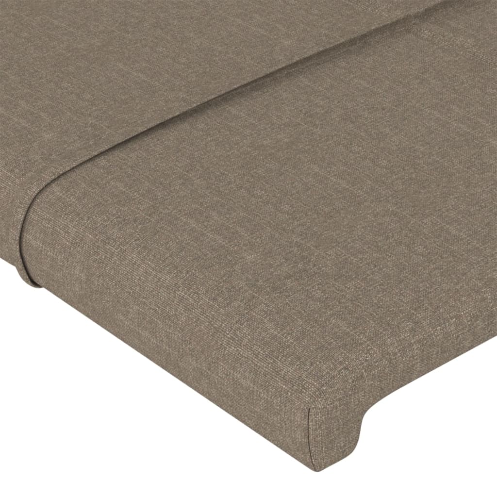 Testiera ad Orecchio Tortora 103x16x78/88 cm in Tessuto