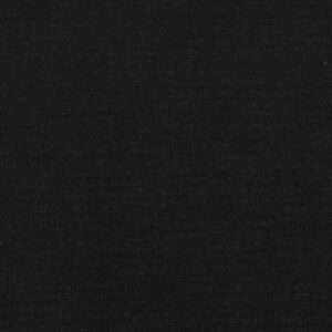 Testiera ad Orecchio Nera 183x16x78/88 cm in Tessuto