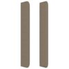 Testiera ad Orecchio Tortora 93x16x118/128 cm in Tessuto
