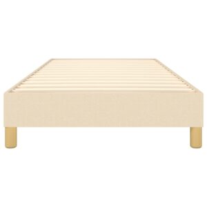 Giroletto senza Materasso Crema 90x200 cm in Tessuto