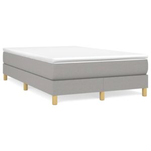 Giroletto senza Materasso Grigio Chiaro 120x200 cm Tessuto