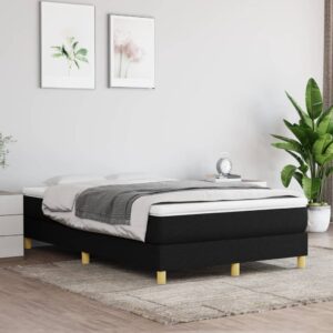 Giroletto senza Materasso Nero 120x200 cm Tessuto