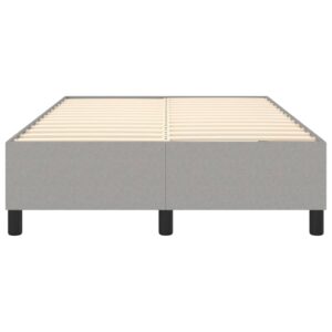 Giroletto senza Materasso Grigio Chiaro 120x200 cm Tessuto