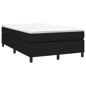 Giroletto senza Materasso Nero 120x200 cm Tessuto