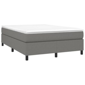 Giroletto senza Materasso Grigio Scuro 140x190 cm Tessuto
