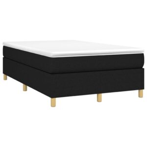 Giroletto senza Materasso Nero 120x200 cm Tessuto