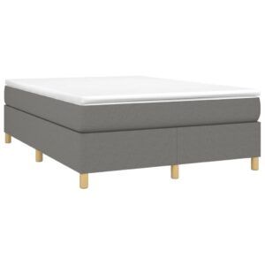 Giroletto senza Materasso Grigio Scuro 140x190 cm Tessuto