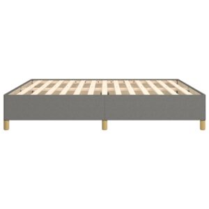 Giroletto senza Materasso Grigio Scuro 180x200 cm Tessuto