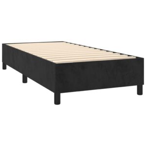Giroletto Nero 90x190 cm in Velluto