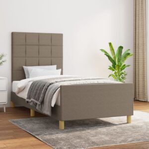 Giroletto senza Materasso Tortora 90x200 cm Tessuto
