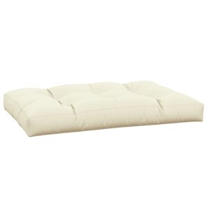 Cuscino per Pallet Crema 120x80x12 cm in Tessuto