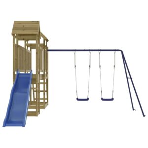Set da Gioco da Esterno in Legno di Pino Impregnato