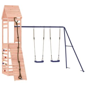 Set da Gioco da Esterno in Legno Massello di Douglas