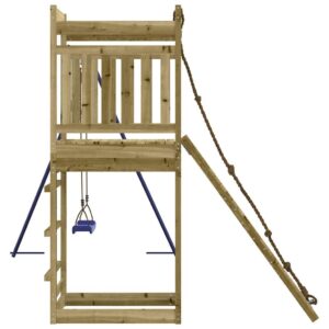 Set da Gioco da Esterno in Legno di Pino Impregnato