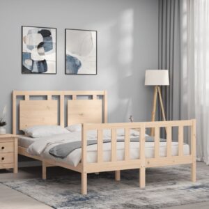 Giroletto senza Materasso 120x200 cm in Legno Massello di Pino