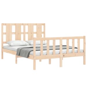 Giroletto senza Materasso 120x200 cm in Legno Massello di Pino