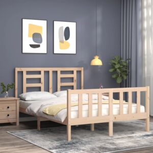Giroletto senza Materasso 140x200 cm in Legno Massello di Pino