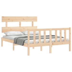 Giroletto senza Materasso 140x200 cm in Legno Massello di Pino