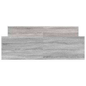 Giroletto con Testiera e Pediera Grigio Sonoma 120x200 cm