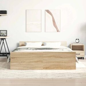 Giroletto con Testiera e Pediera Grigio Cemento 120x190 cm
