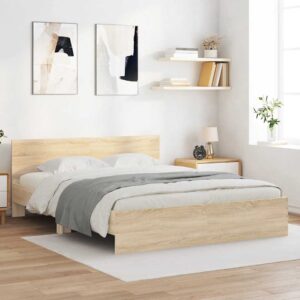 Giroletto con Testiera Rovere Sonoma 150x200 cm