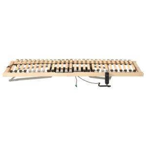 Letto con Telaio a Doghe Elettrico 28 Doghe 7 Zone 90x200 cm