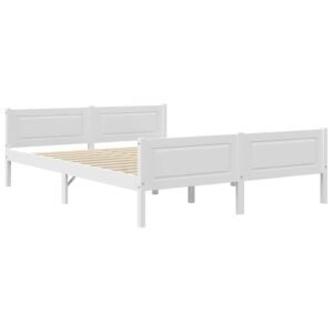 Giroletto Bianco in Legno Massello di Pino 120x200 cm