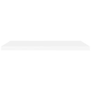 Scaffale a Parete Bianco 90x23,5x3,8 cm in MDF
