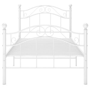 Giroletto Bianco in Metallo 90x200 cm