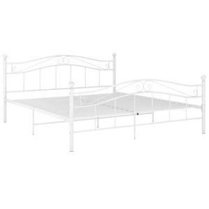 Giroletto Bianco in Metallo 160x200 cm