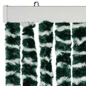 Zanzariera Verde e Bianco 100x220 cm Ciniglia