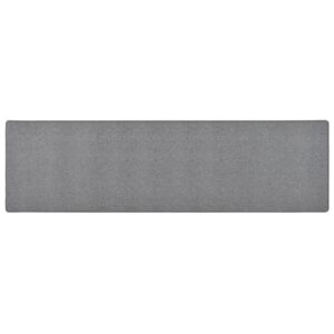 Tappeto Corsia Grigio Scuro 50x200 cm