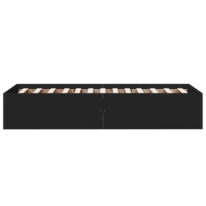 Giroletto Nero 90x190 cm in Legno Multistrato