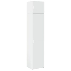 Mobile Sottile Bianco 45x42,5x225 cm in Truciolato