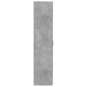 Credenza Grigio Cemento 30x42,5x185 cm in Legno Multistrato