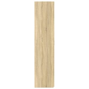 Credenza Rovere Sonoma 80x42,5x185 cm in Legno Multistrato