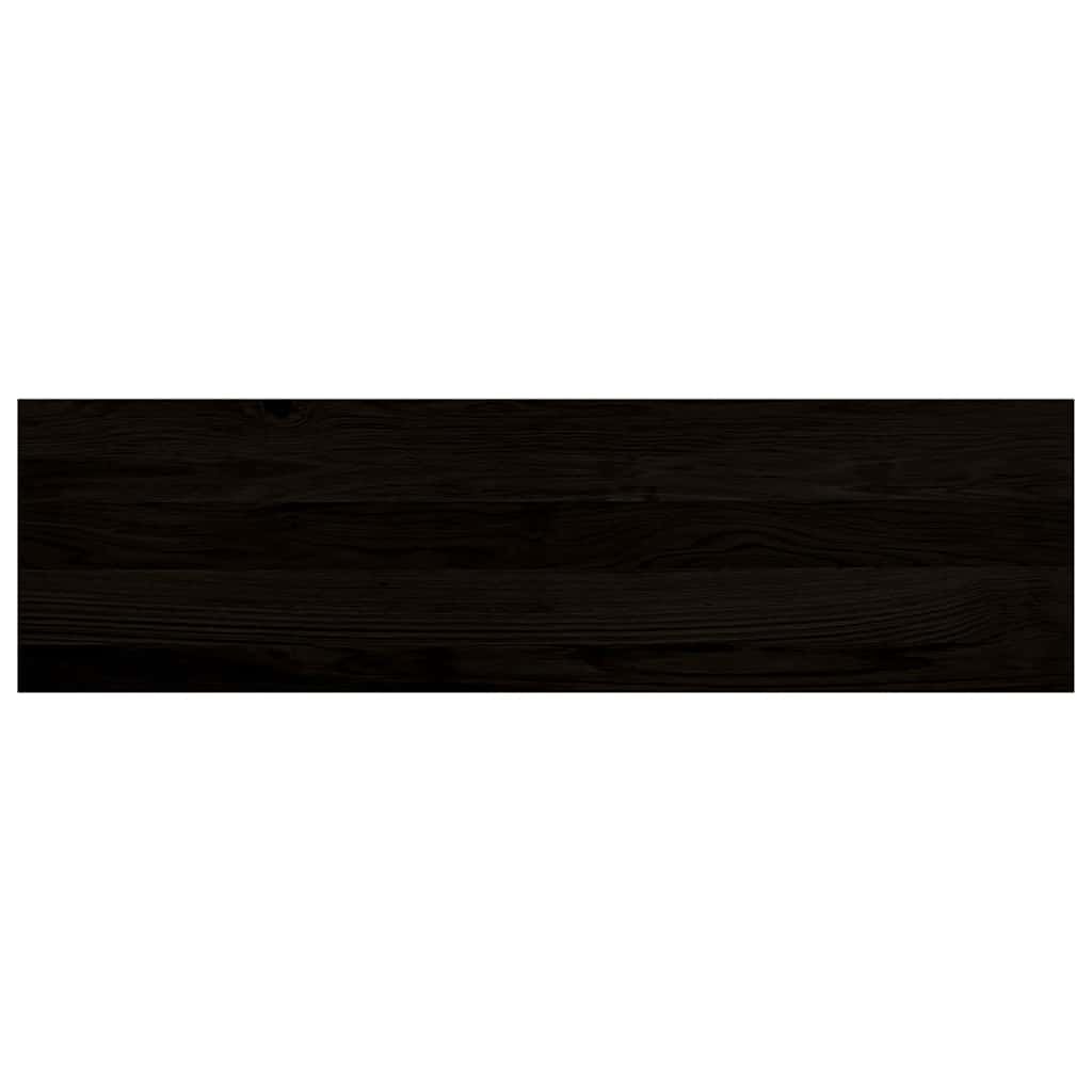 Gradini 2 pz Marrone Scuro 90x30x2 cm Legno Massello Rovere
