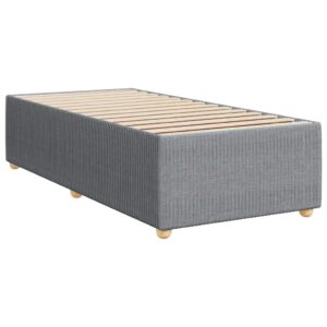 Giroletto senza Materasso Grigio Chiaro 80x200 cm Tessuto