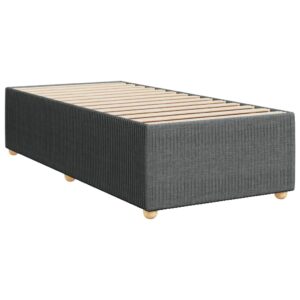 Giroletto senza Materasso Grigio Scuro 80x200 cm Tessuto