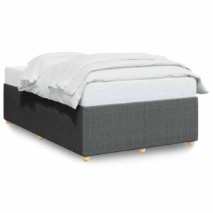 Giroletto senza Materasso Grigio Scuro 120x190 cm in Tessuto