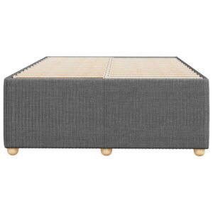 Giroletto senza Materasso Grigio Scuro 120x200 cm Tessuto